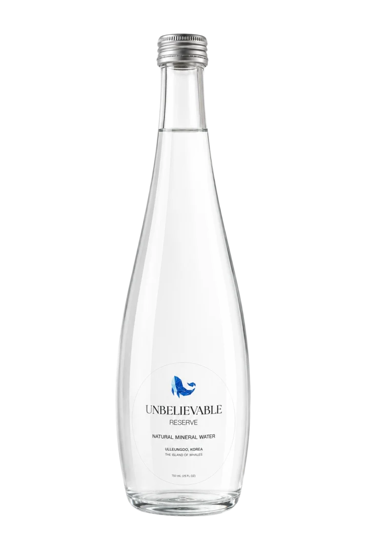 Unbelievable Reserve glass bottle