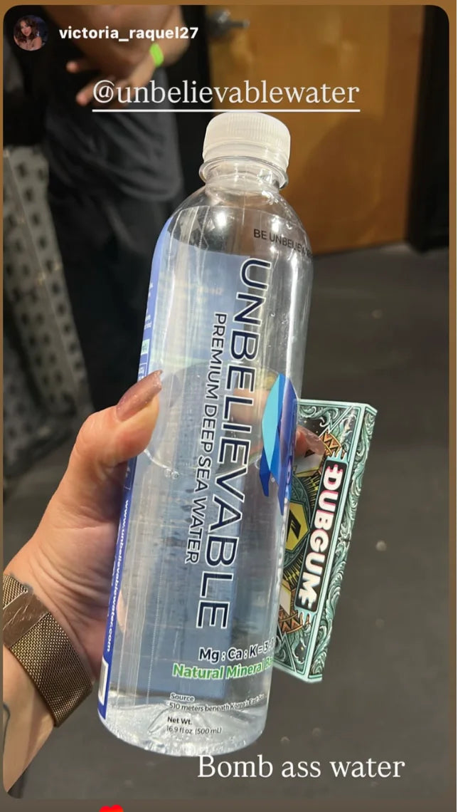 Unbelievable Water customer